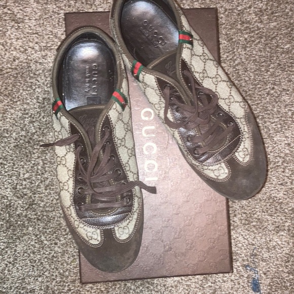 Brown Gucci men shoes - Picture 2 of 4
